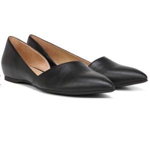 Naturalizer Tamara Black Leather Flats